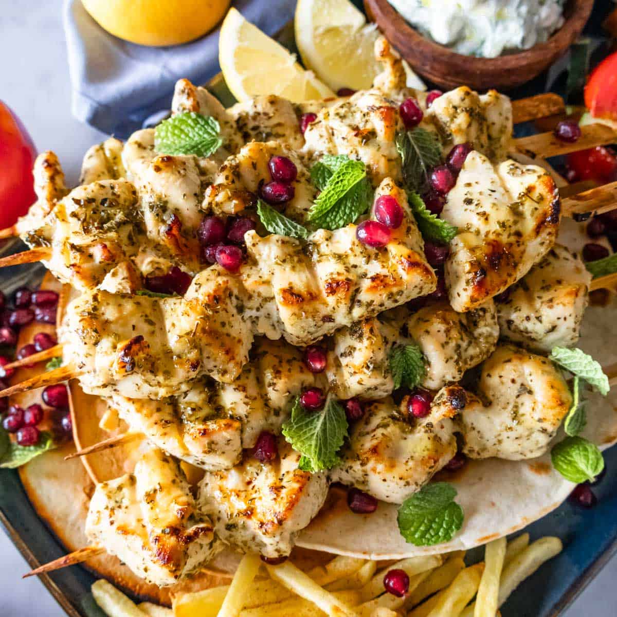 Chicken Souvlaki (Oven-Roasted) | Hilltop Recipes