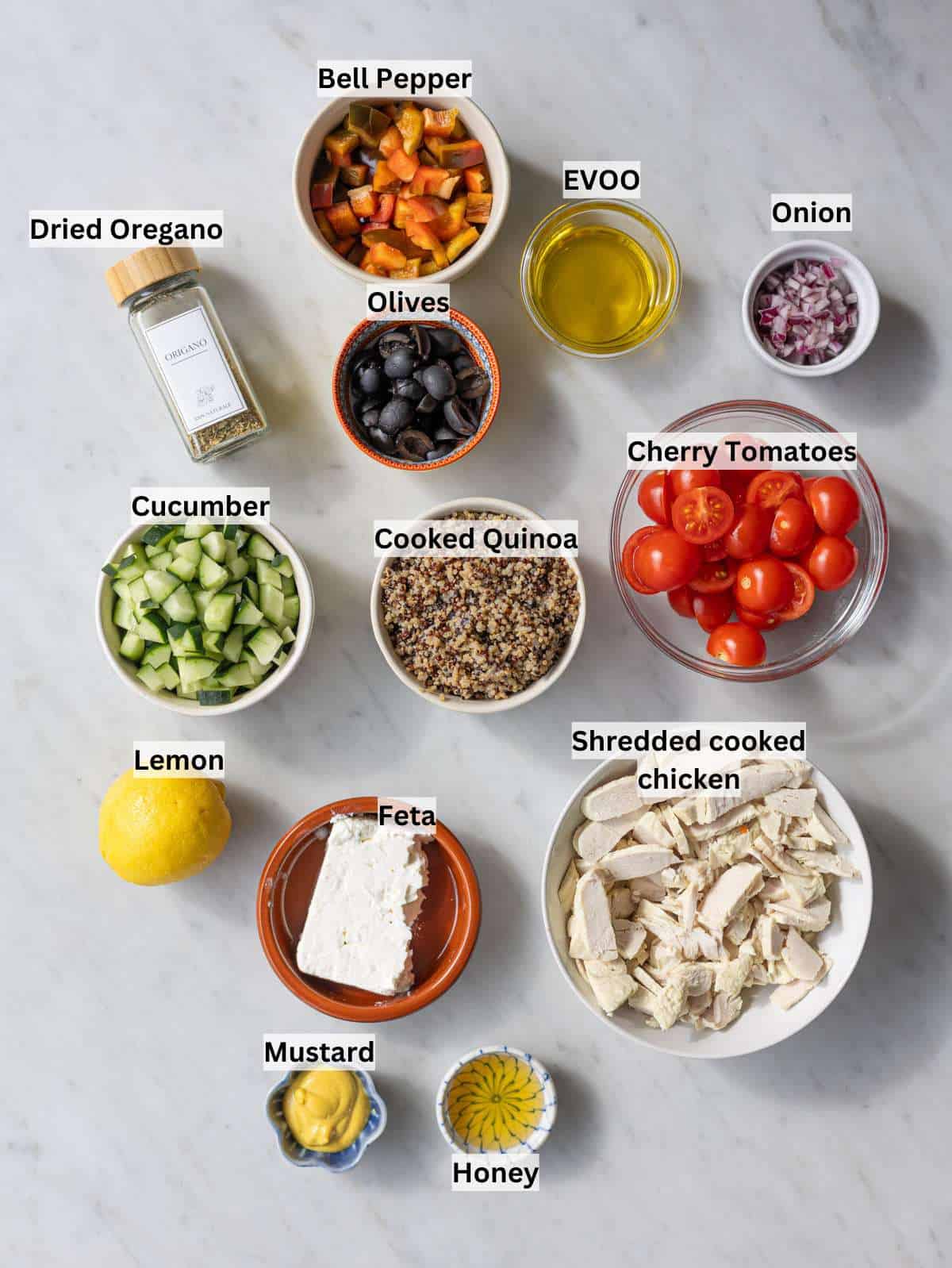 Mediterranean Chicken Quinoa Salad | Hilltop Recipes