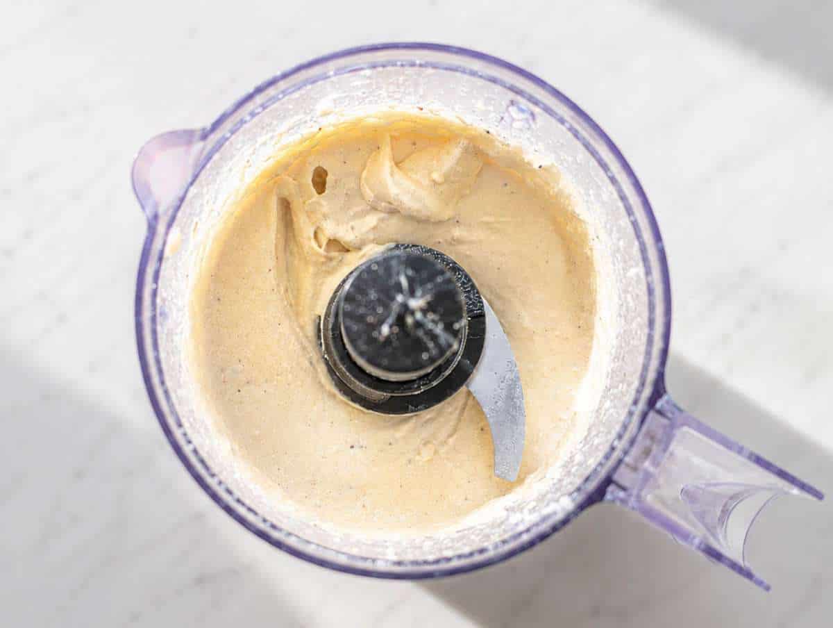 Step 1 Cottage cheese dressing blended smooth in blender.
